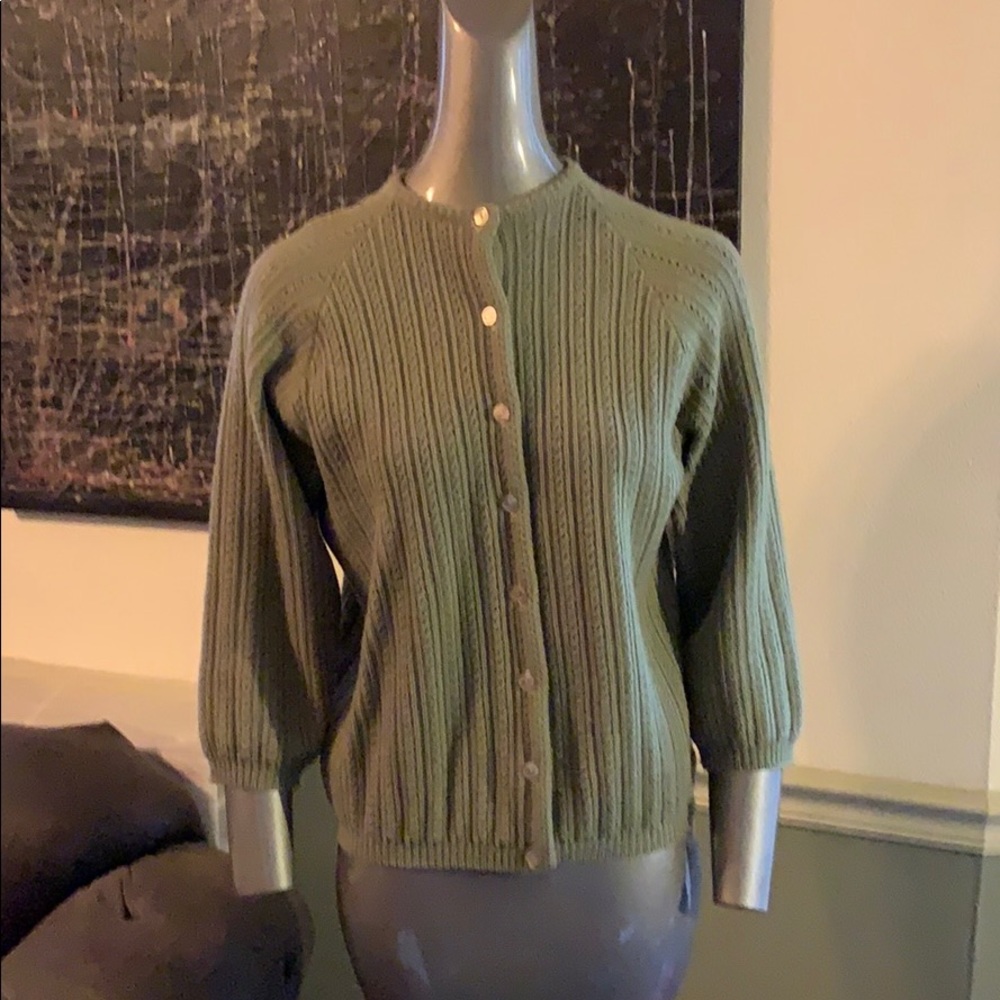 Vintage 1950’s Sidney Gould Wool Cardigan Sweater